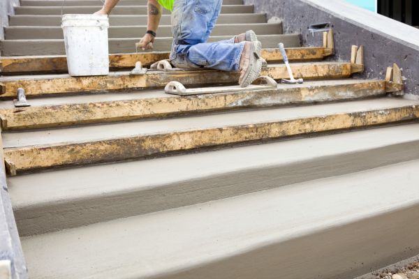 Concrete Steps Pouring in Lawrenceville