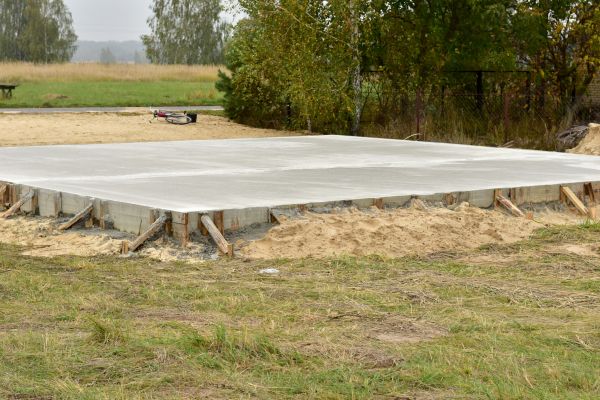 Concrete Base Installation in Lawrenceville