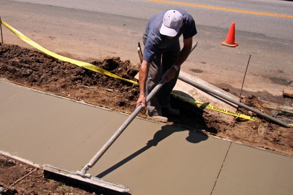 Sidewalk Cementing in Lawrenceville