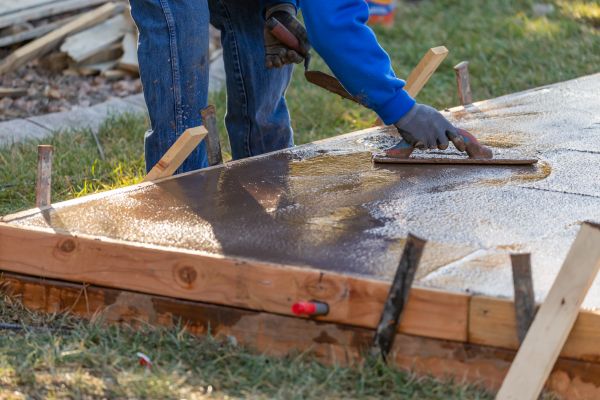 Patio Slab Construction in Lawrenceville