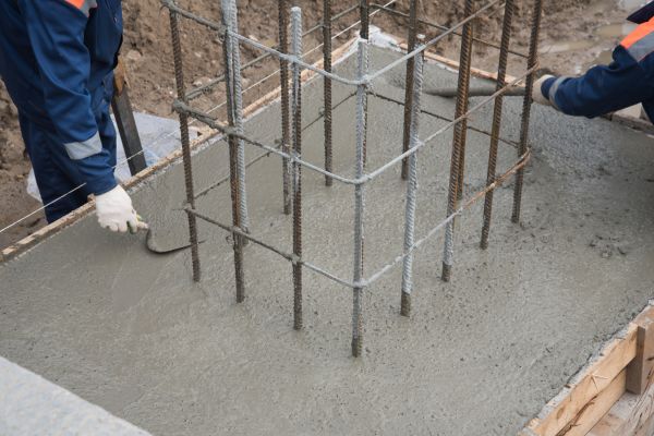 Foundation Pad Construction in Lawrenceville