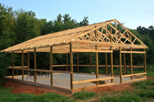 Barn Pad Installation in Lawrenceville