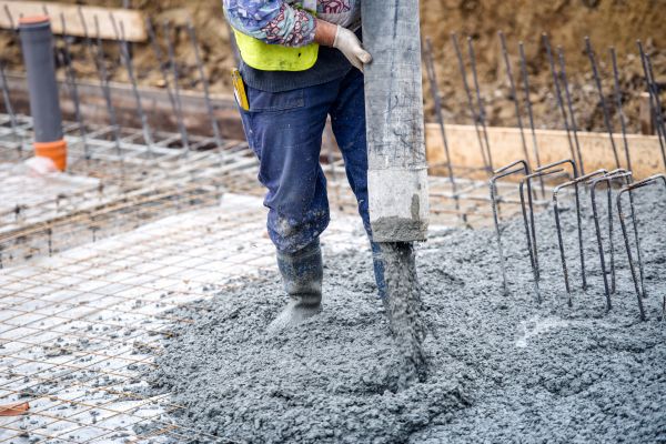 Cabin Foundation Pouring in Lawrenceville