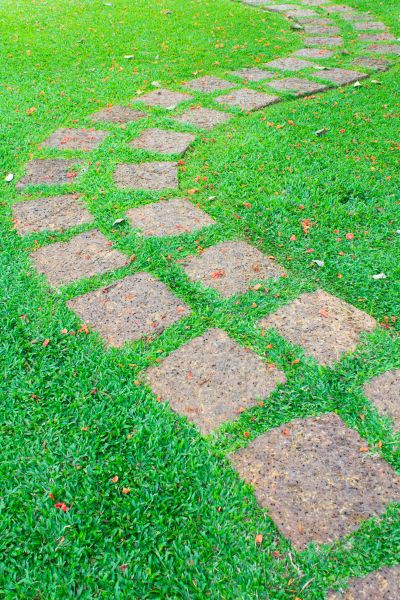 Backyard Pathway Construction in Lawrenceville