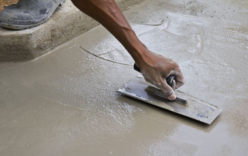 Patio Cement Pouring